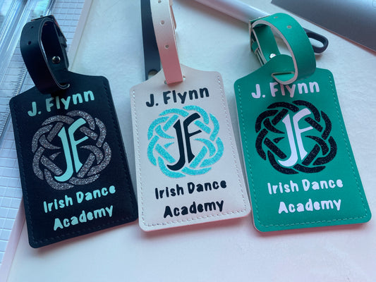 Custom Dance School Luggage Tag