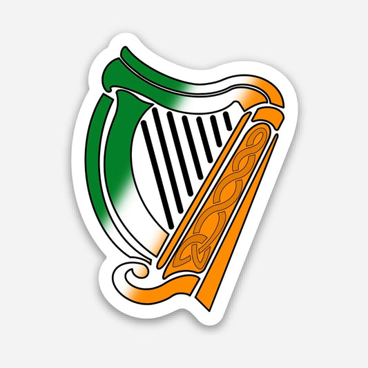 Irish Flag Styled Stickers